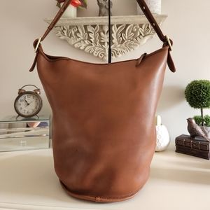 Vintage Coach Helen's Legacy Leather Duffle Bag  Bucket 8826